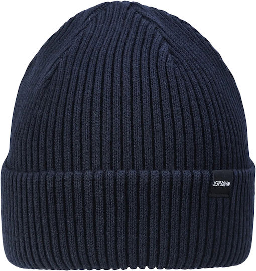 'hoxie' Beanie Unisex Σκούφος Πλεκτός σε Μπλε χρώμα