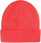 4F Beanie Ανδρικός Σκούφος Πλεκτός σε Κόκκινο χ...
