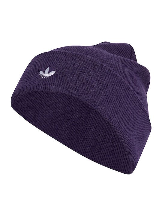 Adicolor Beanie Ανδρικός Σκούφος Πλεκτός σε Μωβ χρώμα
