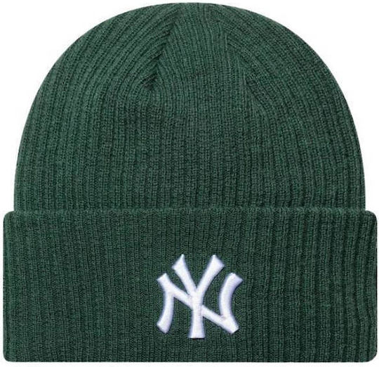 Beanie Unisex Beanie Knitted in Green color