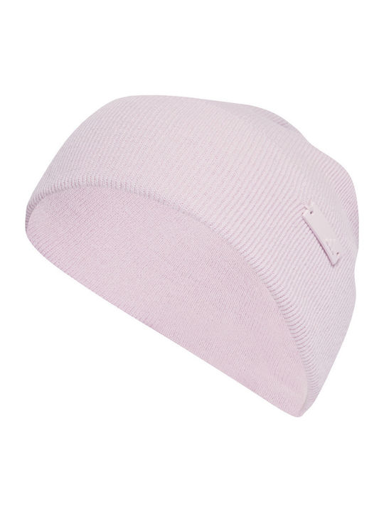 Tonal Met Bean Beanie Beanie Knitted in Pink color