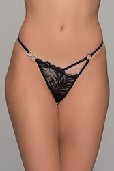 Milena by Paris Women’s Sexy Lace String Black ...