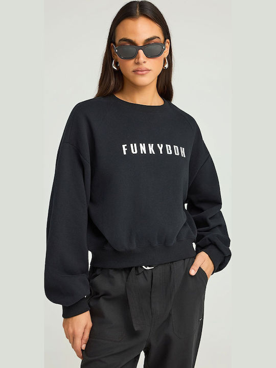 Funky Buddha Women's Sweatshirt Black