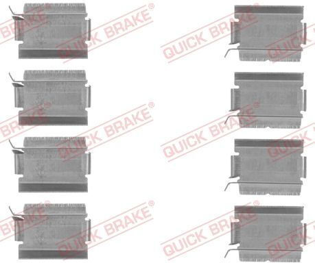 Комплект Аксесоари Спирачни Накладки Quick Brake 109-1820
