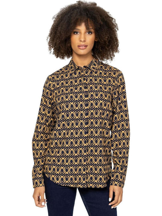 Heavy Tools Women's Long Sleeve Shirt Beige