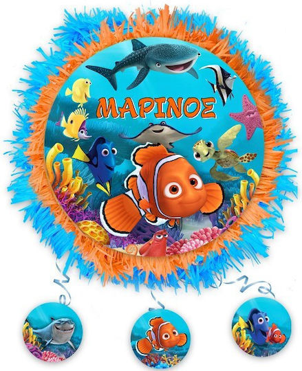 Pinata Pește Clovn 40 X 40 Cm 553153 Bal-553153-nemo