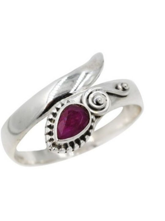 Amalfi Accessories Дамски Пръстен с Камъни от Сребърен