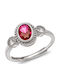 Kiriakos Gofas Set Rings with Zircon made of Silver