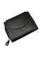 Small Leather Women's Wallet Classic Black