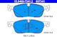 Ate Brake Pad Set Disc Brake 13.0460-7341.2