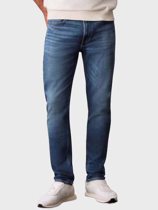 Calvin Klein Elastic Slim Tapered Fit Jeans Pants Klein Blue