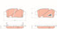 Trw Brake Pad Set Disc Brake Gdb3242