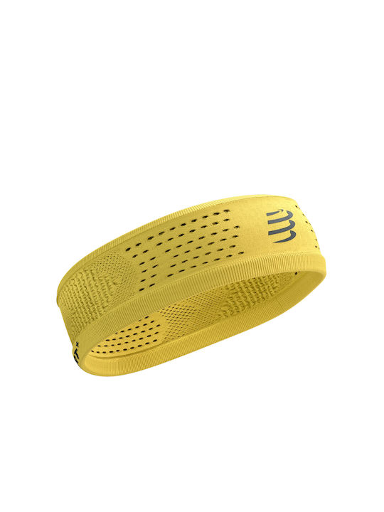 Compressport Thin Bandă de cap sport Galben