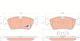 Trw Gdb1625 Brake Pad Set Disc Brake