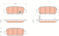 Trw Brake Pad Set Disc Brake Gdb3294 Trw Brake Pad Set Disc Brake Gdb3294