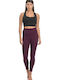 Women's Training Legging Push Up Bordeaux
