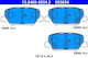 Ate Brake Pad Set Disc Brake 13.0460-5654.2