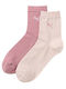 PUMA Sock Șosete Sportive Roz 2 perechi
