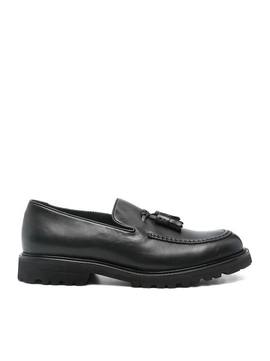Men's Leather Loafers Black