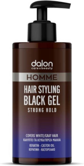 Dalon Hair Gel with Keratin and Colour Coverage for Gray Hair 300ml