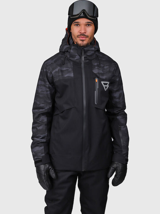 Brunotti Kanisher 2521200049-9999 Jachetă Pentru Bărbați De Ski Și Snowboard Neagră