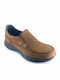 Δερμάτινα Ανδρικά Slip-On Καφέ