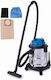 Scheppach Σκούπα Υγρών / Στερεών 1200W με Ανοξείδωτο Κάδο 20lt Μπλε