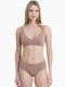 Bamboo Femeie Slip cu Dantelă Bej