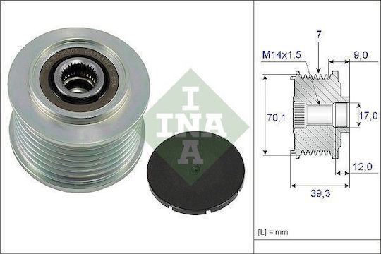 Freewheel System Generator Ina 535 0214 10