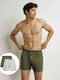 Men's Boxers Khaki-beige with Patterns 2Pack