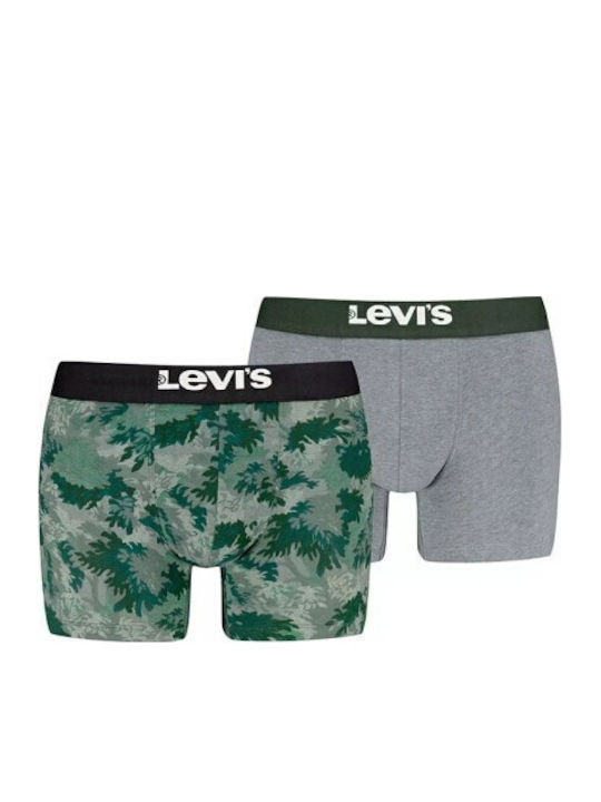 Ανδρικά Μποξεράκια Green/grey Camo 2Pack