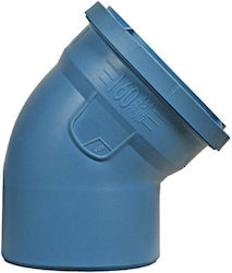 Γωνία Pvc Poliphon 075*45^ Pp Εσωτερικός Σωλήνας Χαμηλού Θορύβου