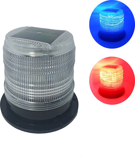 Φάρος Αυτοκινήτου LED 12V 11.8cm με Μπλε Φωτισμό