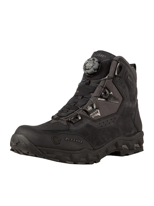 Klim Outlander Men's Riding Boots Leather Gore-Tex Waterproof Stealth Black