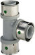 Conector Plastic Gri Tri-Căi 25 X 25 X 16
