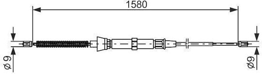 Bosch Kabel für Handbremsseil 1 987 477 806