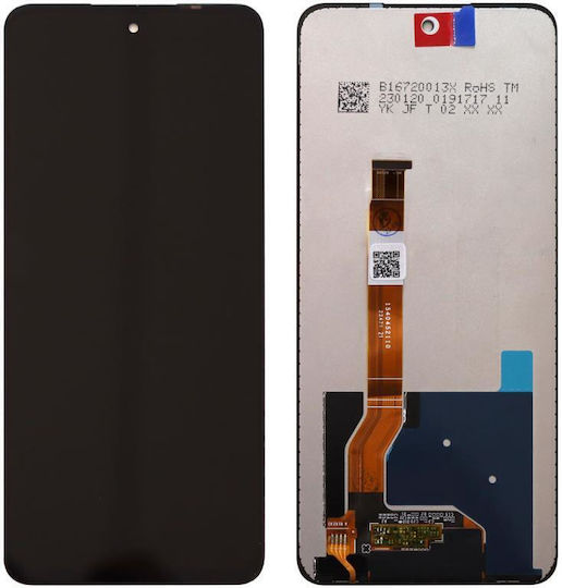 Οθόνη με Μηχανισμό Αφής για Realme C55 (Μαύρο)