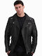 Oscar Vintage Lederjacke Jacke Schwarz