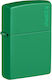 Zippo Classic Windproof Lighter Flame Grass Green
