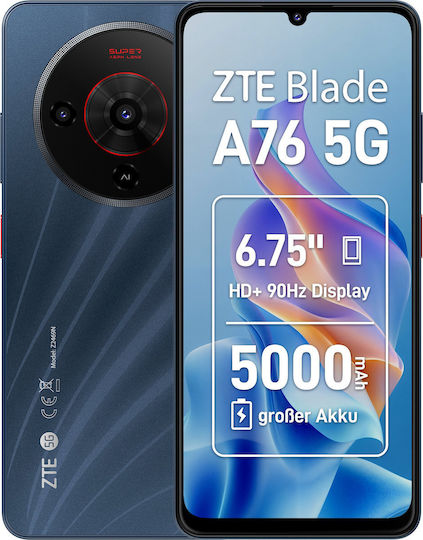 ZTE Blade A76 5G Dual SIM (6/128GB) Μαύρο