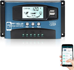 Taggo Solar Controller Mppt Pwm 60a 720w 12v 24v 36v 48v 60v Dual Usb Lcd Display App Control Taggo Solar Controller Mppt Pwm 60a 720w 12v 24v 36v 48v 60v Dual Usb Lcd Display App Control