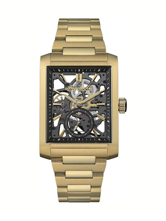 Ingersoll Men's Watch Automatic with Gold Metal Bracelet