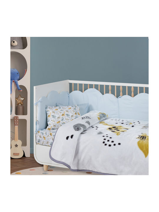 Das Home Decke Kinderbett Samt Mehrfarbig 110x1...