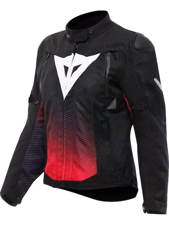 Dainese Super Sprint Дамско Мотоциклетно яке Водоустойчив Black/Fuchsia/White