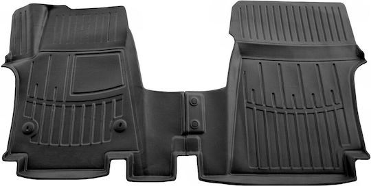 Hyundai Sonata 4/5d 2019+ Car Mats Rubber Raised Sides Fasteners 5 Pieces