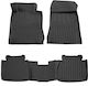 Mercedes E-Class W210 2x4 1995>2002 Car Mats Rubber Raised Sides Fasteners 4 Pieces
