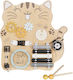 Moni Musical Instrument Cat Made of Wood for 36+ Months