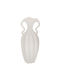 Vază Ceramică Albă Formă de Dovleac 30x13cm