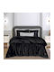 Greenwich Polo Club 3975 Κουβέρτα Βελουτέ Υπέρδιπλη 240x250εκ. Black
