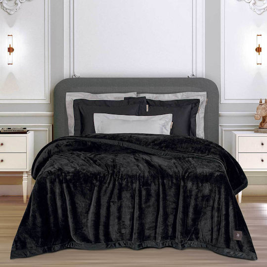 Greenwich Polo Club 3975 Super Double 240x250cm Black Blanket